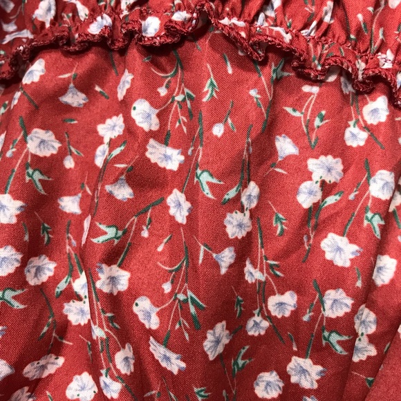 SHEIN Girls Ditsy Floral Layered Skirt Size XS. 

Length approx: 16 inches - Picture 5 of 7